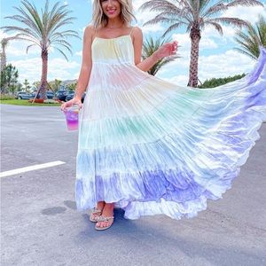 Judith March Sherbet Skies Maxi Dress